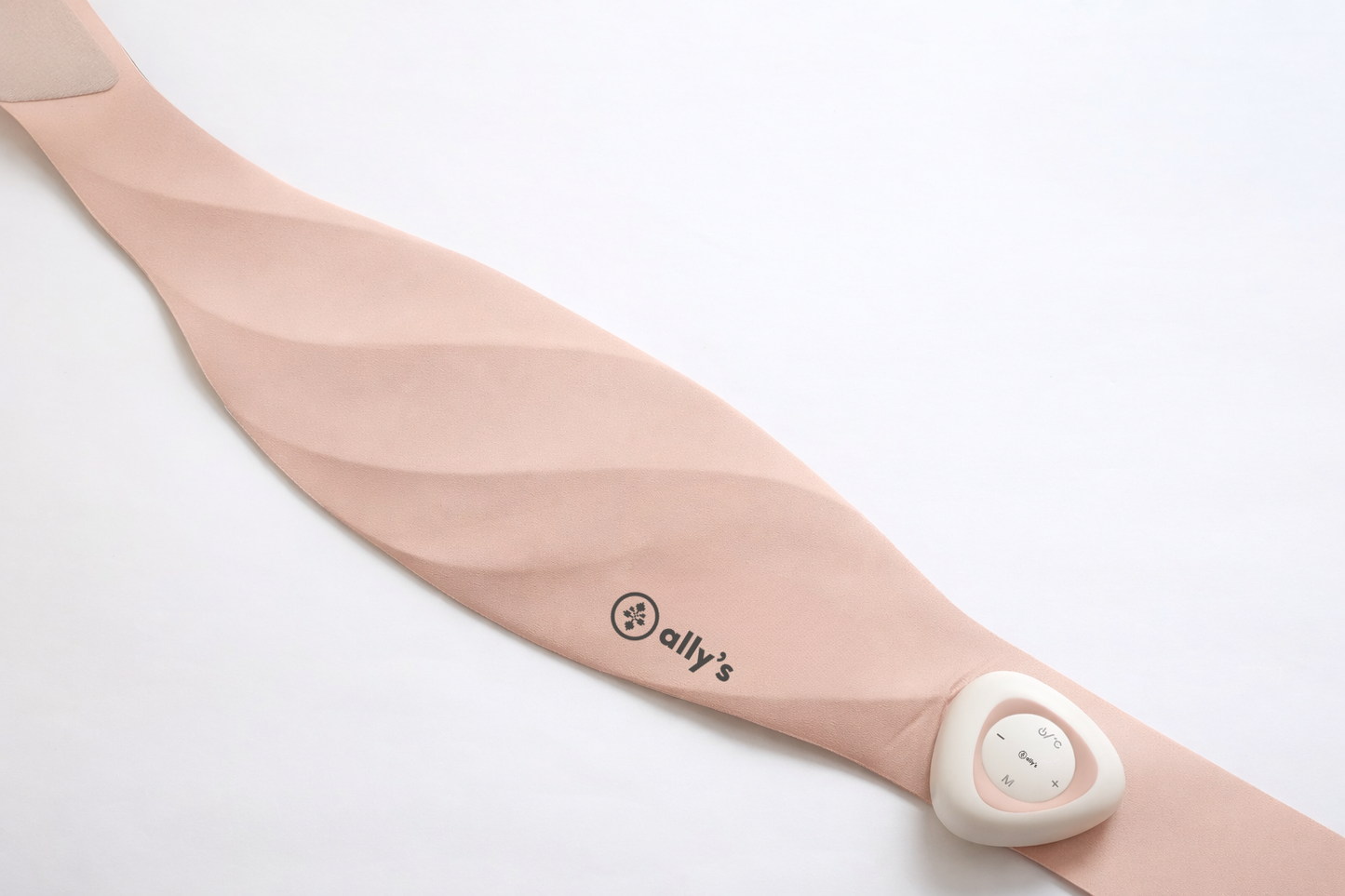 Cinturón ally's rosa pastel - producto real