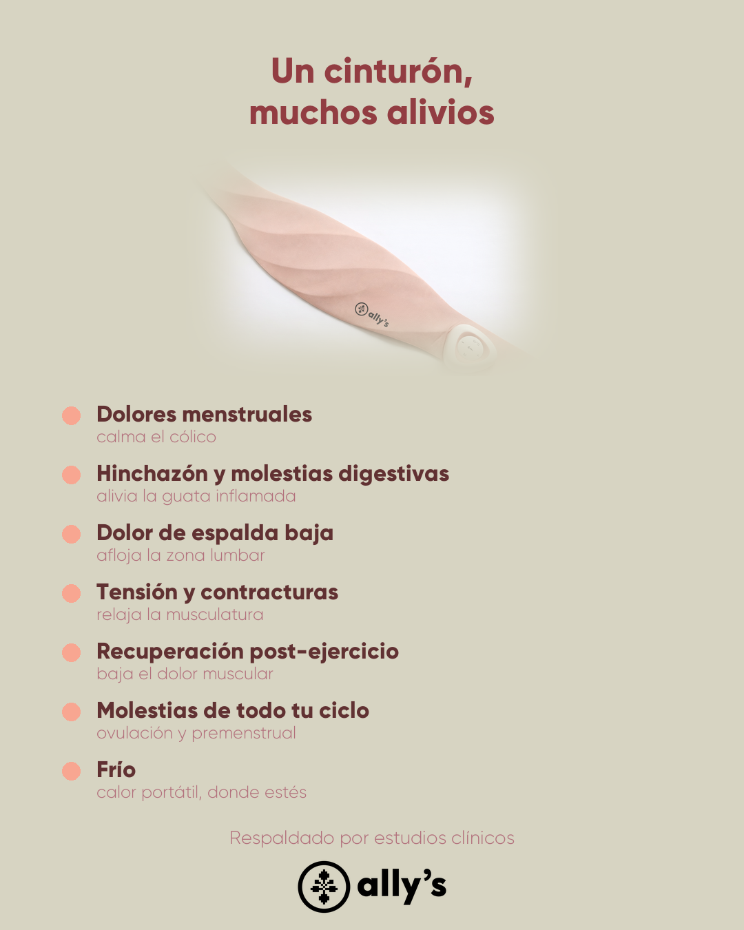 Un cinturon muchos alivios - usos del cinturon allys