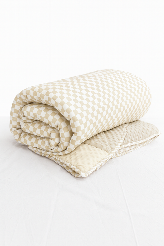 Plumón/Manta  Minky Cuadros