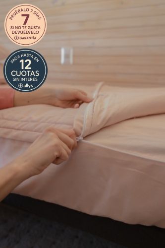 Set ropa de cama todo en uno Rosa