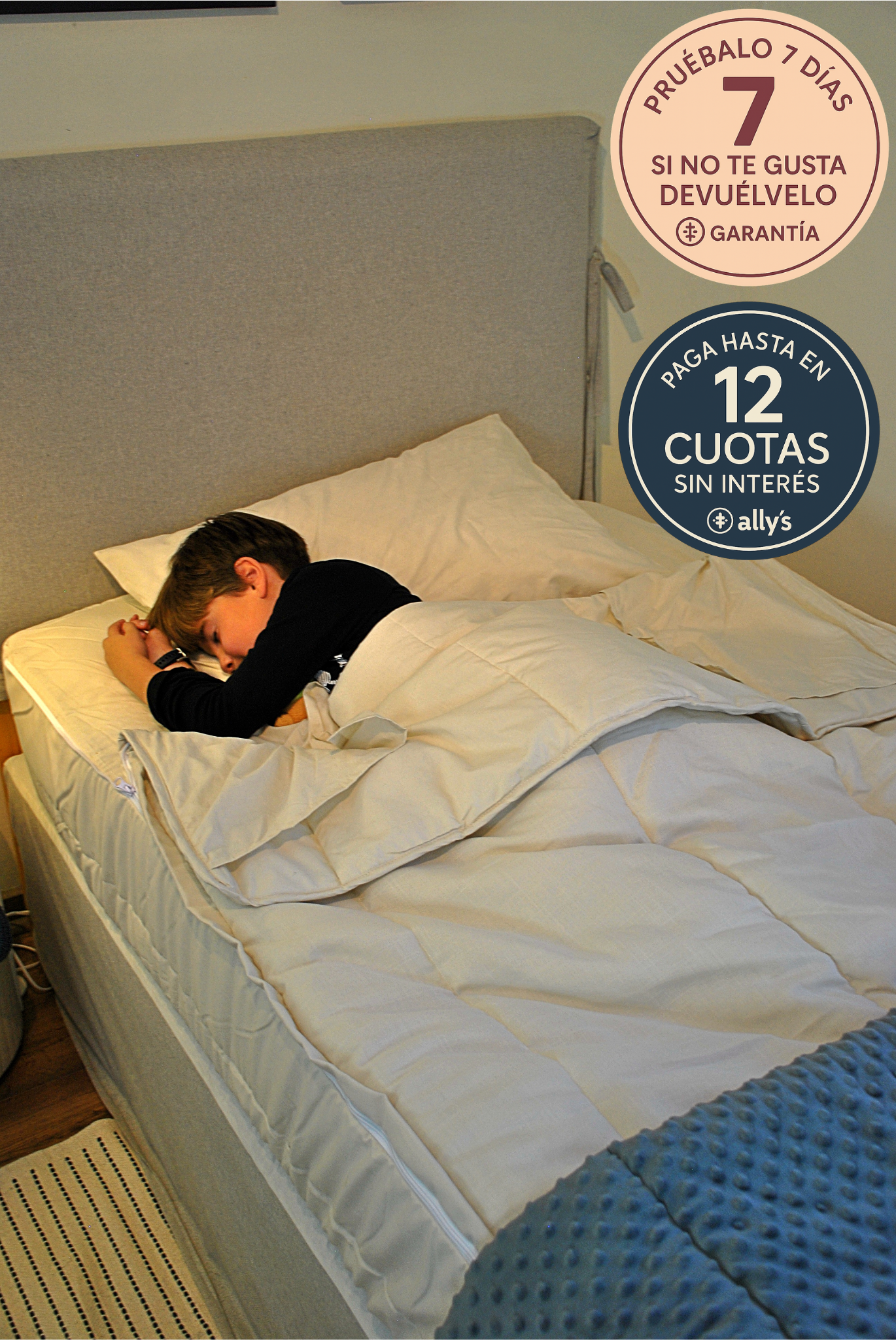 Set ropa de cama todo en uno Beige