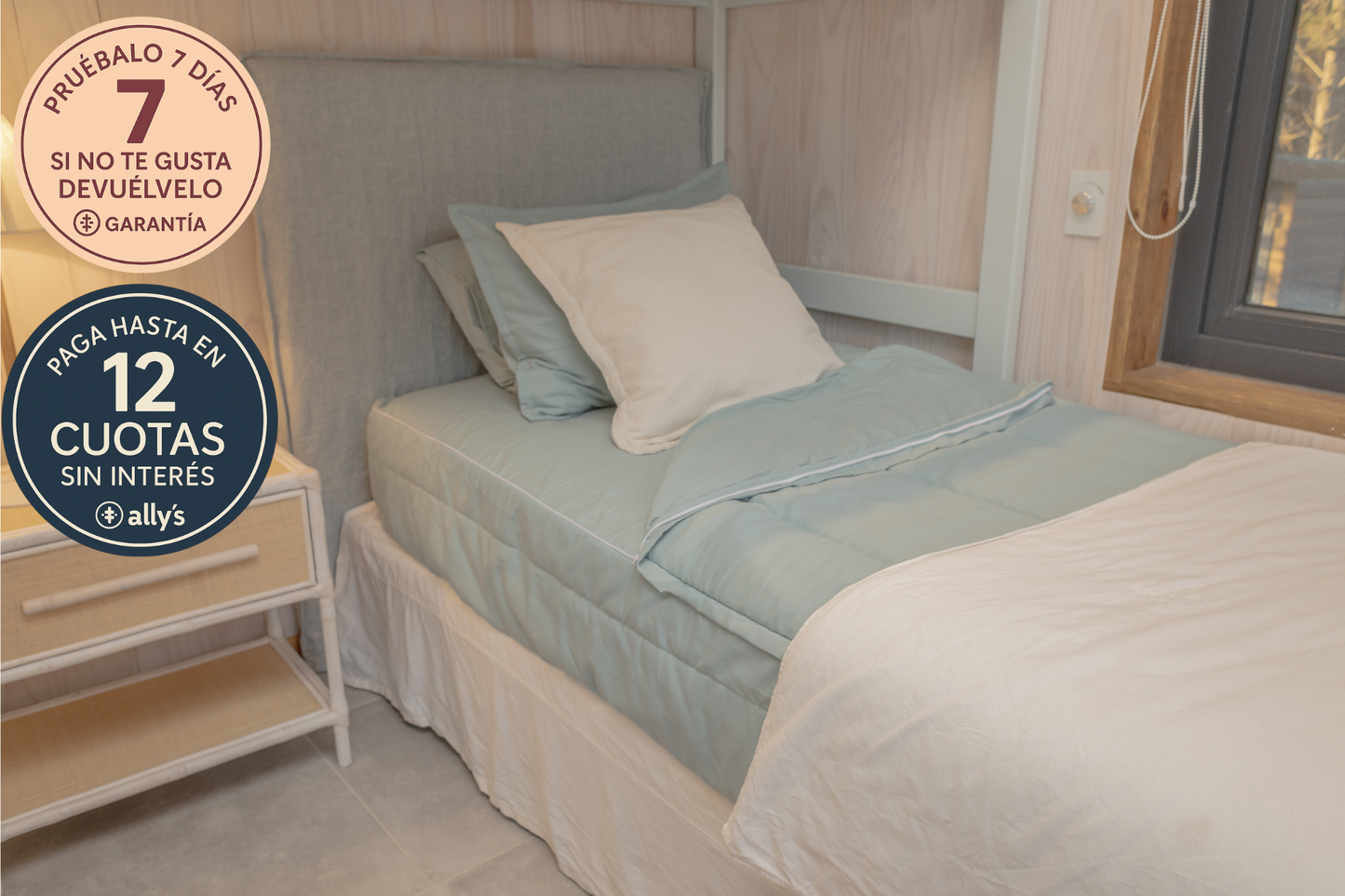 Set ropa de cama todo en uno Aqua