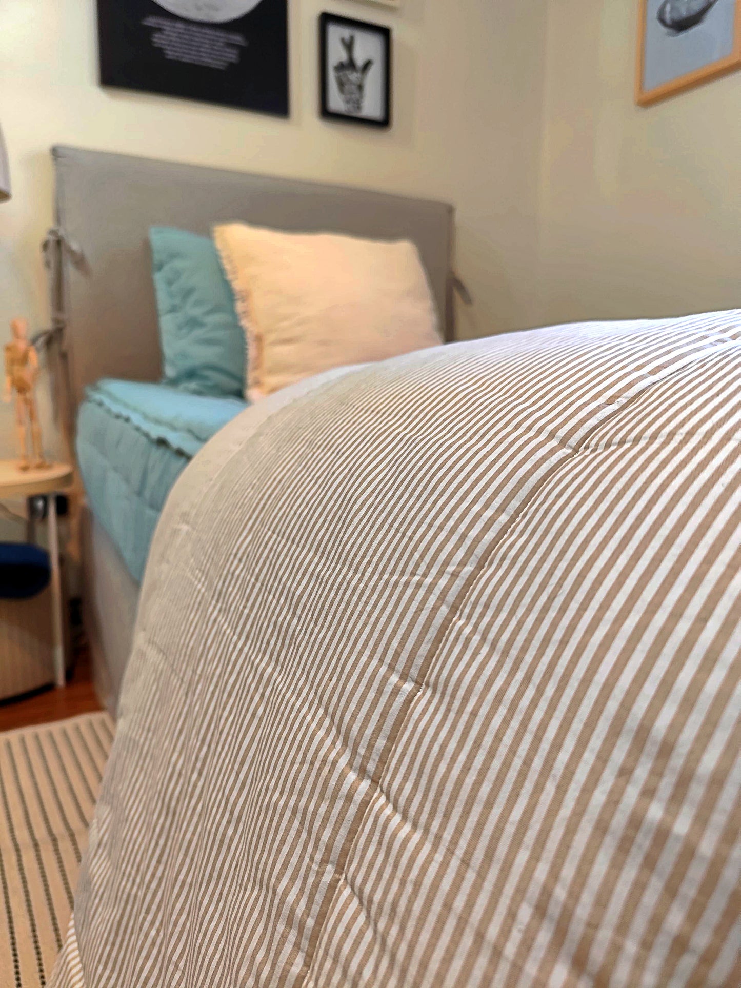 Plumón/Manta  Minky Lineas Cafe