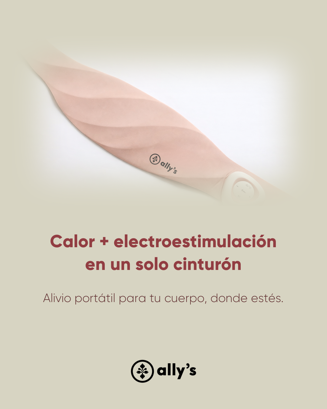 Calor + electroestimulación en un solo cinturón