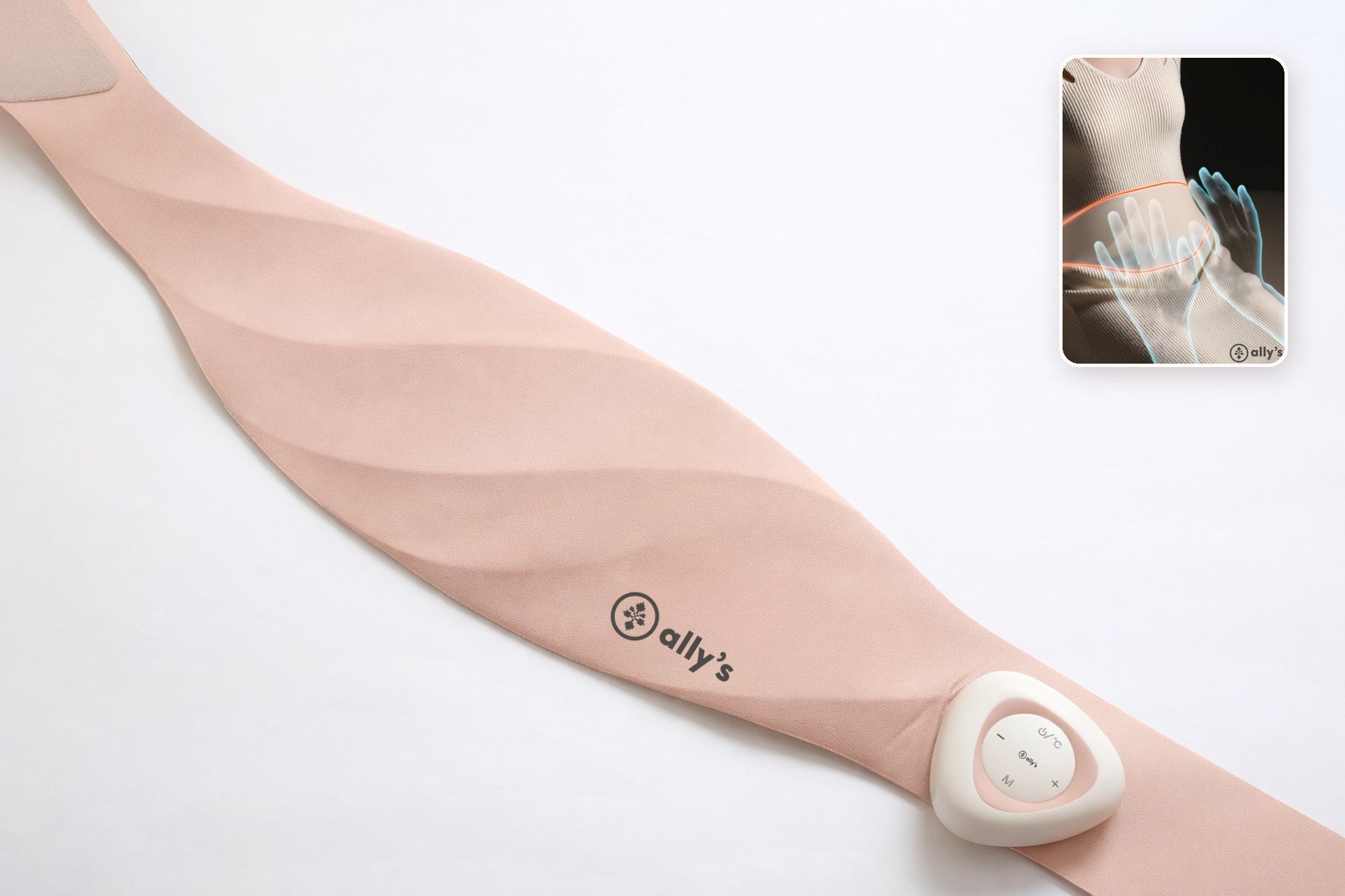 Cinturon ally's de calor y electroestimulacion